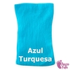 meia de seda azul tuquesa