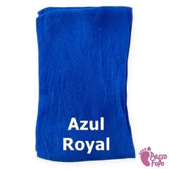 meia de seda azul royal