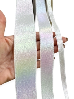 fita lame holografica branca