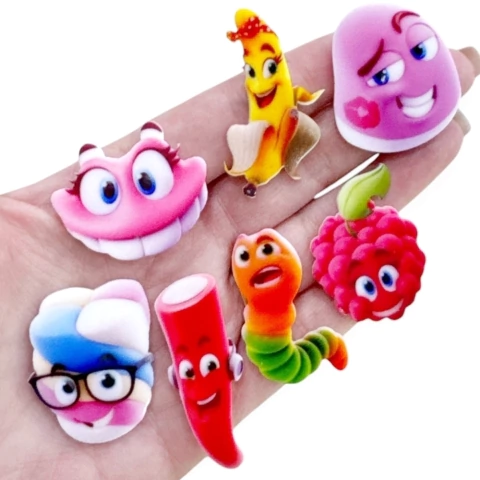 aplique bala fini acrilico