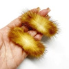Pompom Bigode Caramelo 7cm (par)
