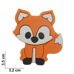 Aplique Raposa emborrachado (2 unds) - comprar online