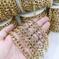 Corrente dourada de alumínio A254 (1 metro) na internet