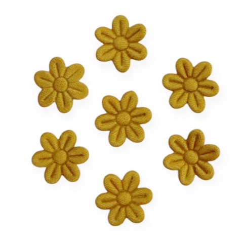 aplique flor prensada