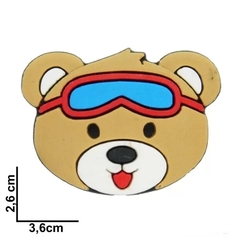 Aplique Urso Aviador emborrachado (2 unds) - comprar online