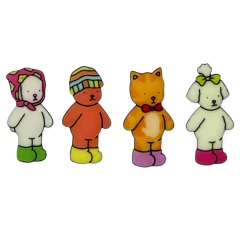 aplique bobbie goods acrilico para laço