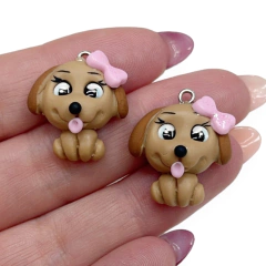 Pingente de Pets Basset Biscuit (par)
