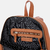 Mochila Siena suela con interior de tela gris y bolsillo con cierre.