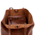 Tote bag Mérida choco claro - ASOMILIA MAIOLINA | Carteras de Puro Cuero Argentino