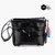 Bandolera - Mochila Bilbao Max negra - ASOMILIA MAIOLINA | Carteras de Puro Cuero Argentino