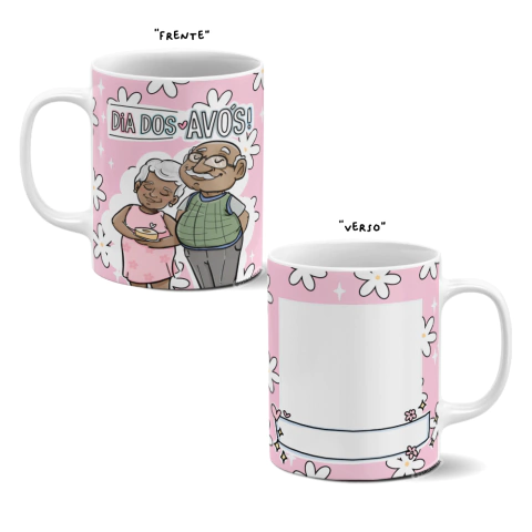 Caneca personalizada - Dia dos Avós com foto
