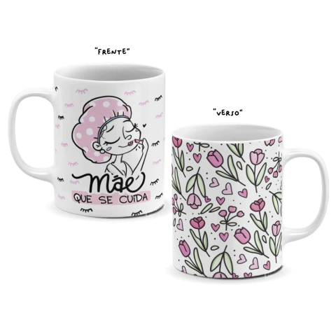 Caneca personalizada - Mãe que se cuida