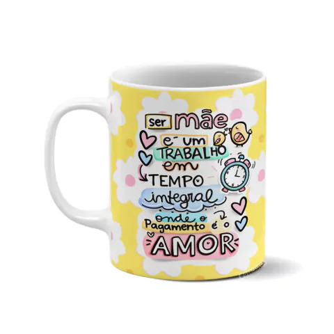 Caneca personalizada - Mãe de menina - comprar online