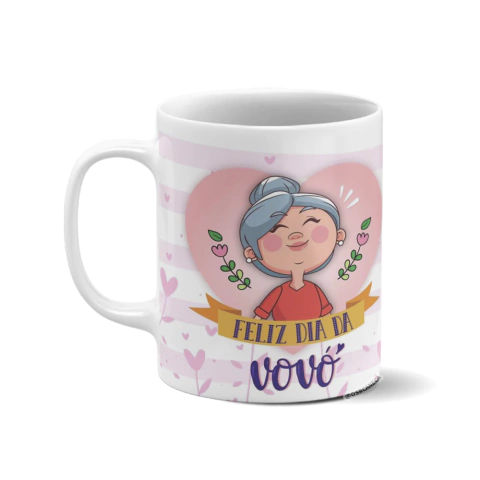 Caneca personalizada - Vovó é mãe com açúcar