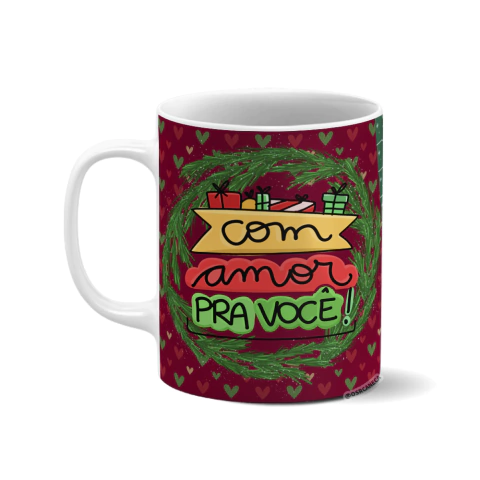 Caneca personalizada - Com amor pra você