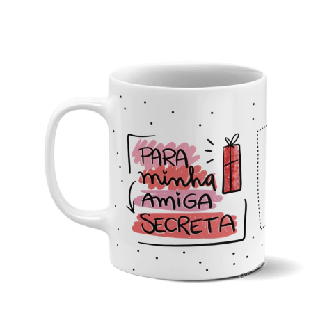 Caneca personalizada - Para minha amiga secreta com foto