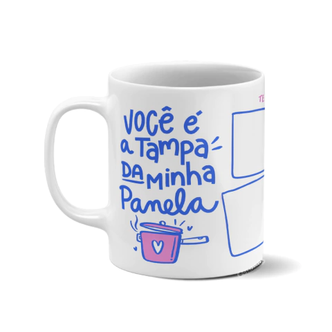 Caneca personalizada - Você é a tampa da minha panela com foto