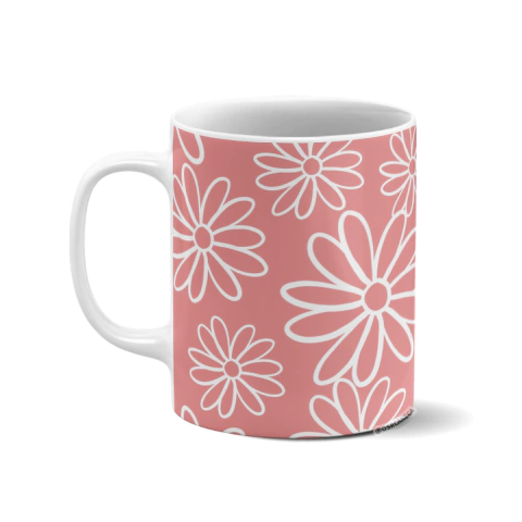 Caneca personalizada - Floral