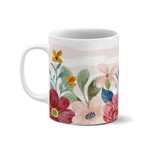 Caneca personalizada - Floral