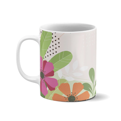 Caneca personalizada - Floral