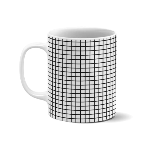 Caneca personalizada - Quadriculado