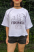 Remera corta Stronger - comprar online