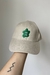 Gorra Flor - beige con verde - comprar online