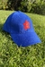 Gorra Flor - azul con rojo