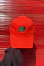 Gorra S naranja con verde