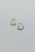 Aros mini Ovo - bronce