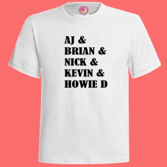 Remeras BACKSTREET BOYS
