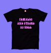 Remera Negra FEMALES ARE STRONG AS HELL