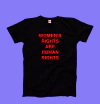 Remera Negr WOMENS RIGHTS ARE HUMAN RIGHTS