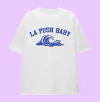REMERA OVERSIZE LA PUSH BABY DTF