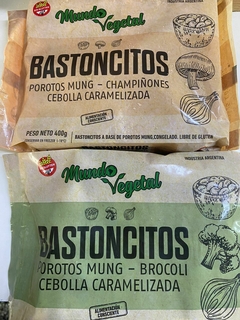 BASTONCITOS POROTOS MUNG, CEBOLLA Y BRÓCOLI