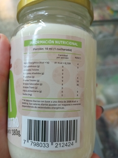 ACEITE COCO 380 GRS NEUTRO YERUTI - comprar online
