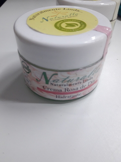Crema dia hidratante de rosas, agua de rosas, aceite de almendras, de Argan 50 cc