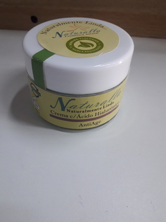 Crema con acido Hialuronico anti age agua de hamamelis, aceite de almendras 50 cc - comprar online