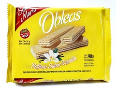 OBLEA RELLENA VAINILLA X 10 UNIDADES SANTA MARIA