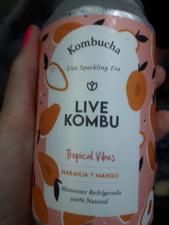 Imagen de KOMBUCHA BRAVIA // LIVE KOMBU LATA x 354 ml