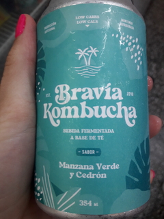KOMBUCHA BRAVIA // LIVE KOMBU LATA x 354 ml - comprar online