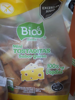 MINITOSTADITAS CHEDDAR 130 grs