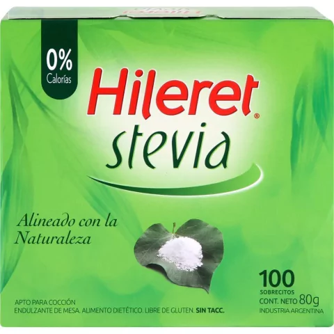HILERET STEVIA EDULCORANTE X100 SOBRES