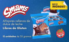 SMAMS ALFAJOR DULCE DE LECHE X12 U
