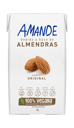 LECHE ALMENDRAS EXTRA CREMOSA X LITRO AMANDE