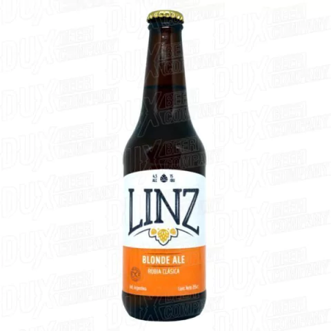 CERVEZA ARTESANAL SIN TACC LINZ RUBIA CLASICA x 355 CC