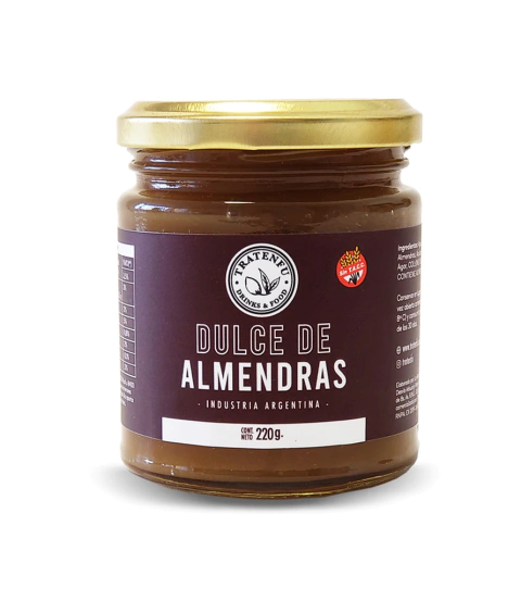DULCE DE ALMENDRAS X 220 GRS TRATENFU
