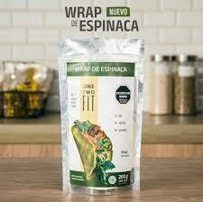 WRAP de Espinaca PROTEICO ONE TWO FIT 200 grs 10 porciones Natural, sin sal, sin azucar
