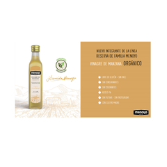 VINAGRE DE MANZANA MENOYO ORGANICO