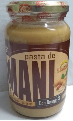 PASTA DE MANI X 360 GRS SOL AZTECA OMEGA 3